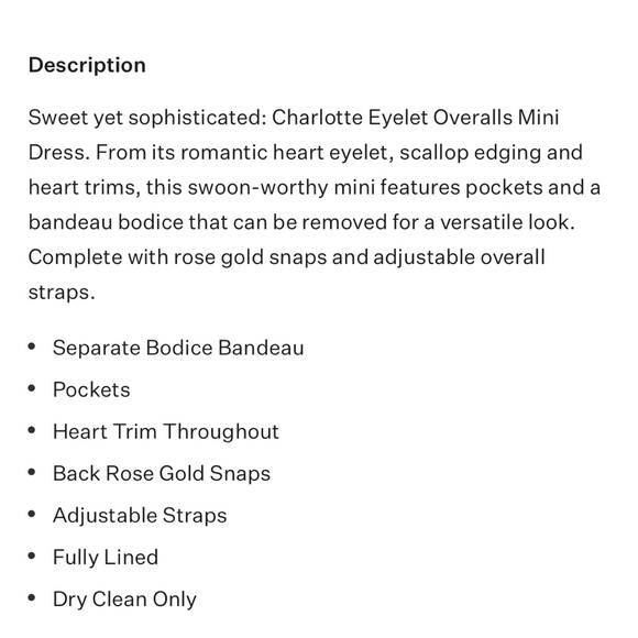 NWT! For Love and Lemons Dress - Picture 6 of 8